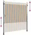 vidaXL Außenrollo Gelb und Weiß 200x270 cm Stoff und Stahl