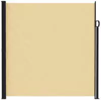 vidaXL Ausziehbares Seitenmarkise Sand 300 x 220 cm Polyester