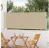 vidaXL Ausziehbares Seitenmarkise Beige 300 x 100 cm Polyester