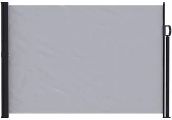 vidaXL Ausziehbares Seitenmarkise Grau 500 x 160 cm Polyester