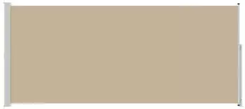 vidaXL Ausziehbares Seitenmarkise Beige 300 x 180 cm Polyester