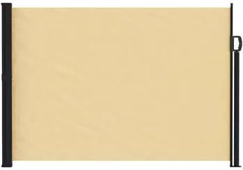 vidaXL Ausziehbares Seitenmarkise Sand 300 x 140 cm Polyester