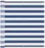 vidaXL Balkonsichtschutz Blau und Weiß 120 x 200 cm 42030655