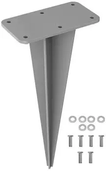 Songmics Erdanker f&uuml;r Seitenmarkise, Aluminium (GSA006)