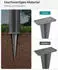 Songmics Erdanker für Seitenmarkise, Aluminium (GSA006)