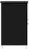 vidaXL Rollo Schwarz 120 x 250 cm Stoff und Aluminium