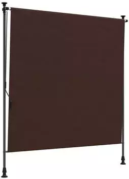 vidaXL Outdoor Rollo Braun 120 x 270 cm