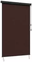 vidaXL Rollo Braun 180 x 250 cm Stoff und Aluminium