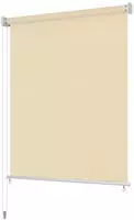vidaXL Au&szlig;enrollo 120 x 230 cm Cremewei&szlig;