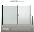 TecTake Seitenmarkise 180 x 300 cm Wetterfest Blickdicht 300 x 180 cm 300 x 9 x 180 cm Grau