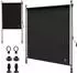 Vounot Extendable outdoor vertical blind no drilling 120 x 310 cm polyester anthracite