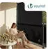 Vounot Extendable outdoor vertical blind no drilling 120 x 310 cm polyester anthracite