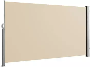 Svita Seitenmarkise Ausziehbar Sichtschutz 500x180cm Beige