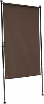 Angerer Klemm-Senkrechtmarkise Style 120 x 225 cm braun