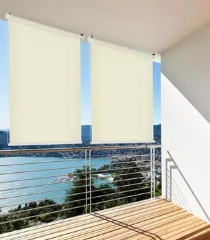 Hecht Senkrechtmarkise 140 x 140 cm creme