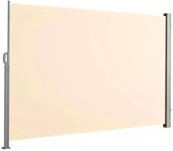 Floordirekt Alu-Seitenmarkise UV-best&auml;ndig 200 x 400 cm beige