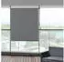 pro.tec Senkrechtmarkise Cimarra 200 x 270 cm mit Handkurbel Stahlgestell dunkelgrau