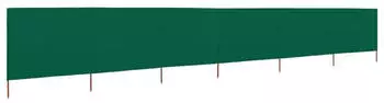 vidaXL Windschutzgewebe 6-teilig 800 x 120 cm gr&uuml;n
