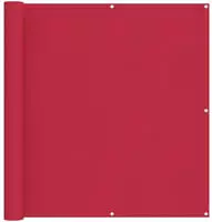 vidaXL Balkonsichtschutz Bordeauxrot 110 x 400 cm Oxford-Stoff
