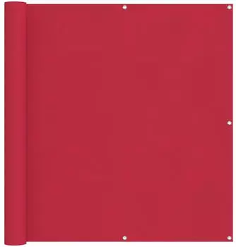 vidaXL Balkonsichtschutz Bordeauxrot 110 x 400 cm Oxford-Stoff