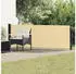 vidaXL Ausziehbares Seitenmarkise Sand 300 x 100 cm Polyester
