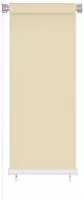 vidaXL Au&szlig;enrollo Creme 60x140 cm HDPE