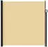 vidaXL Ausziehbares Seitenmarkise Sand 500 x 220 cm Polyester