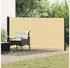 vidaXL Ausziehbares Seitenmarkise Sand 500 x 160 cm Polyester