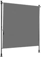 vidaXL Outdoor Rollo Hellgrau 100 x 270 cm