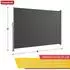 Floordirekt Alu-Seitenmarkise UV-beständig 200 x 350 cm anthrazit
