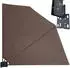 QUICK STAR Balkonfächer Easy Mount 140 x 140 cm beigegrau