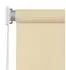 vidaXL Außenrollo 120 x 140 cm cremeweiß