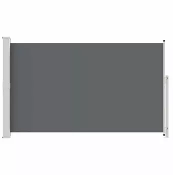 vidaXL Ausziehbares Seitenmarkise Anthrazit 300 x 180 cm Polyester