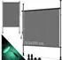 Kesser Klemmmarkise Senkrechtmarkise 310 x 120 cm Transparent Anthrazit (33742)