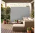 Songmics Seitenmarkise ausziehbar 160 x 350 cm für Balkon