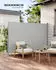 Songmics Seitenmarkise ausziehbar 160 x 350 cm für Balkon