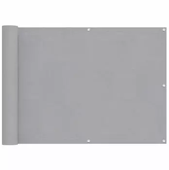 vidaXL Balkonsichtschutz Hellgrau 75 x 200 cm 42030542