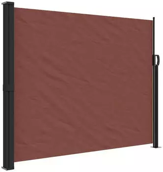 furnicato Seitenmarkise Ausziehbar Braun 160x600 cm