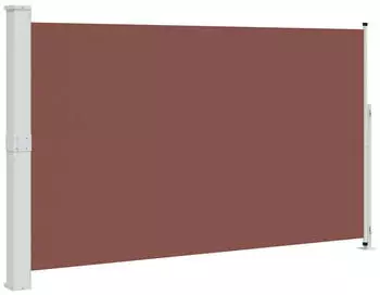 furnicato Seitenmarkise Ausziehbar 180x300 cm Braun