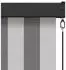 vidaXL Rollo Anthrazit und Weiß 120 x 250 cm Stoff und Aluminium
