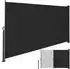TecTake Seitenmarkise 160 x 300 cm Wetterfest Blickdicht 300 x 160 cm 300 x 9 x 160 cm Schwarz