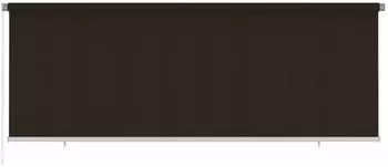 vidaXL Au&szlig;enrollo 400x140cm, HDPE, braun