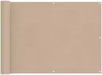 vidaXL Balkonsichtschutz Beige 75 x 200 cm