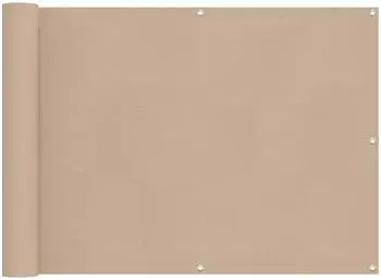vidaXL Balkonsichtschutz Beige 75 x 200 cm 42030675