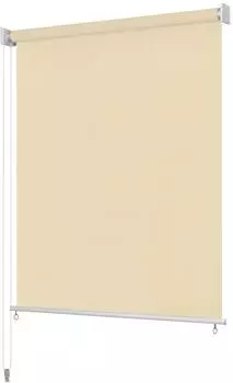 vidaXL Au&szlig;enrollo 220x230cm Creme (43455)