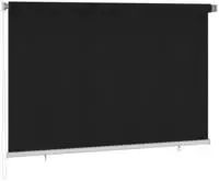vidaXL Au&szlig;enrollo 220x140 cm Schwarz