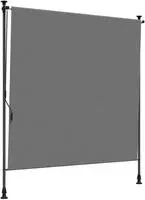 vidaXL Outdoor Rollo Hellgrau 120 x 270 cm