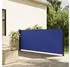 furnicato Seitenmarkise Ausziehbar 120x600 cm Blau