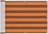 vidaXL Balkonsichtschutz Orange und Braun 75 x 200 cm 42030656