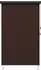 vidaXL Rollo Braun 140 x 250 cm Stoff und Aluminium